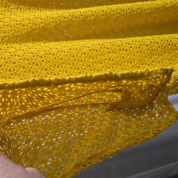 Madewell Texture & Thread Eyelet Flutter-Sleeve Top Size L Bohemian Mystic - Picture 9 of 10